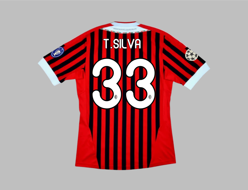 Women's T.SILVA AC Milan 2011/12 Home Shirt